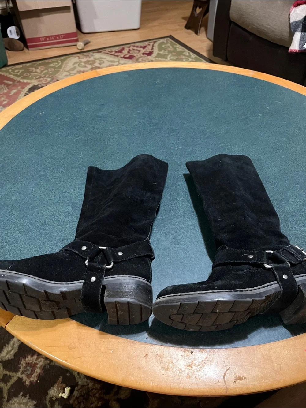 Nine West  Suede Mid-Calf Men's Boots